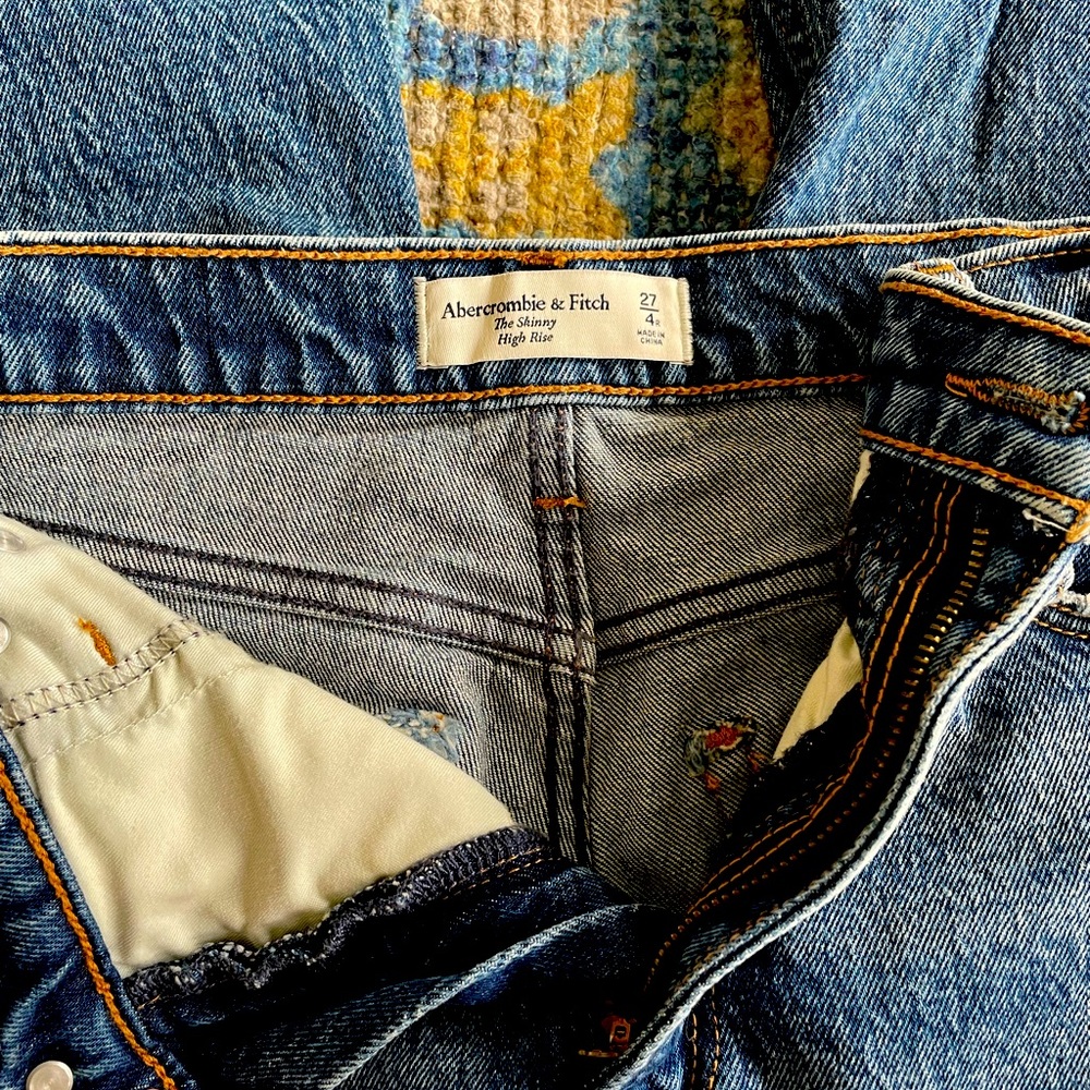 Abercrombie skinny high rise
